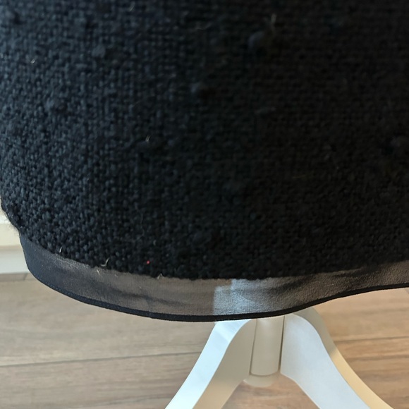 Banana Republic Black Wool Tweed Long Jacket & Skirt 2-Piece Suit Size 4 - Picture 10 of 13